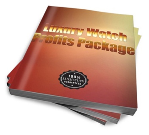 Product picture Luxury Watch Profits - Package with RR License