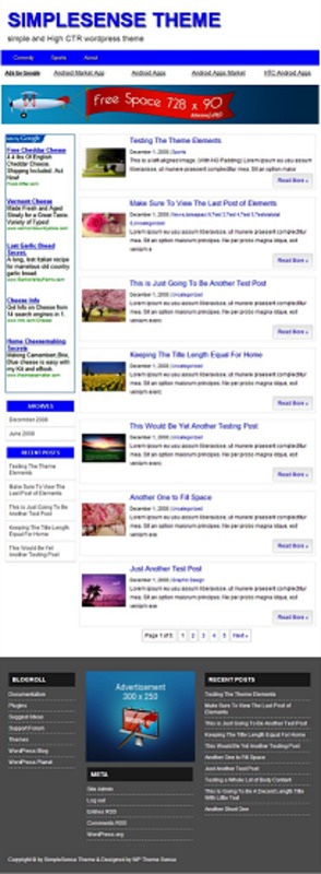 Product picture SimpleSense WP Theme - with PLR License