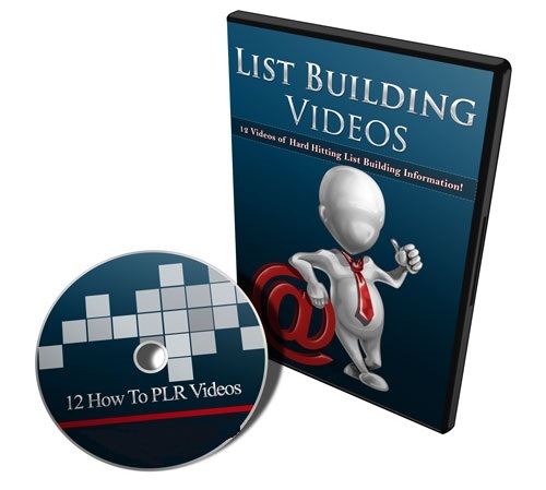 Product picture List Building Videos - Instruction Videos with PLR License