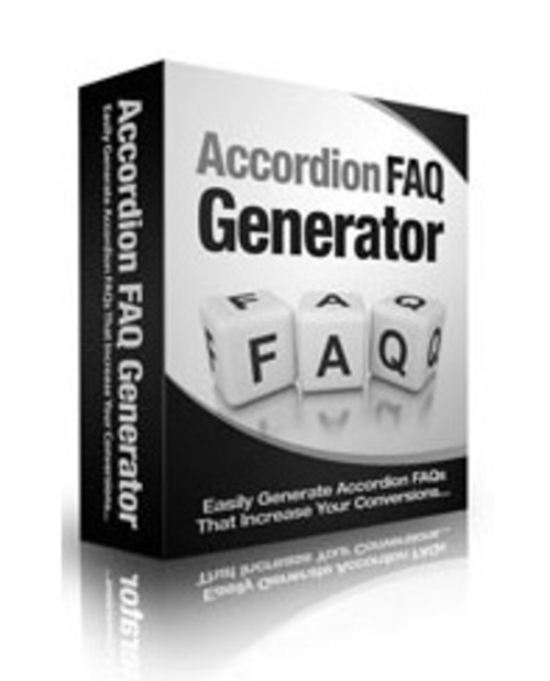 Product picture Accordion FAQ Generator Software