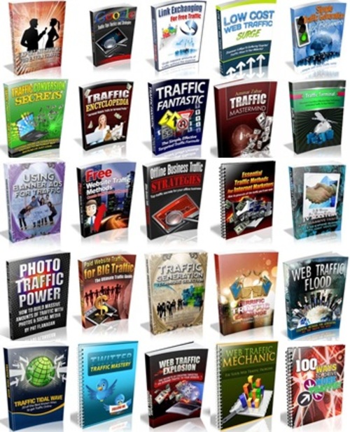Product picture Website Traffic Niche Pack - 47 eBooks