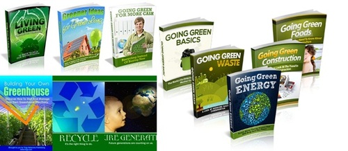 Product picture Going Green Niche Pack - 15 eBooks