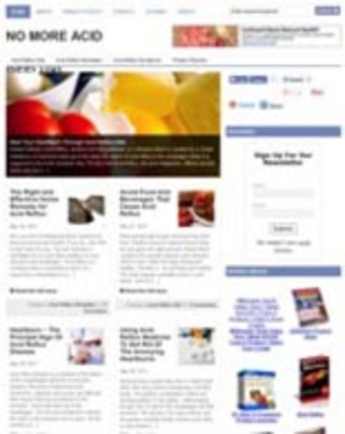Product picture Acid Reflux Niche Blog