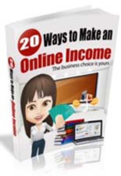 Product picture 20 Ways To Make An Online Income - eBook with MRR