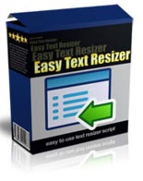 Product picture Easy Text Resizer - Software with MRR
